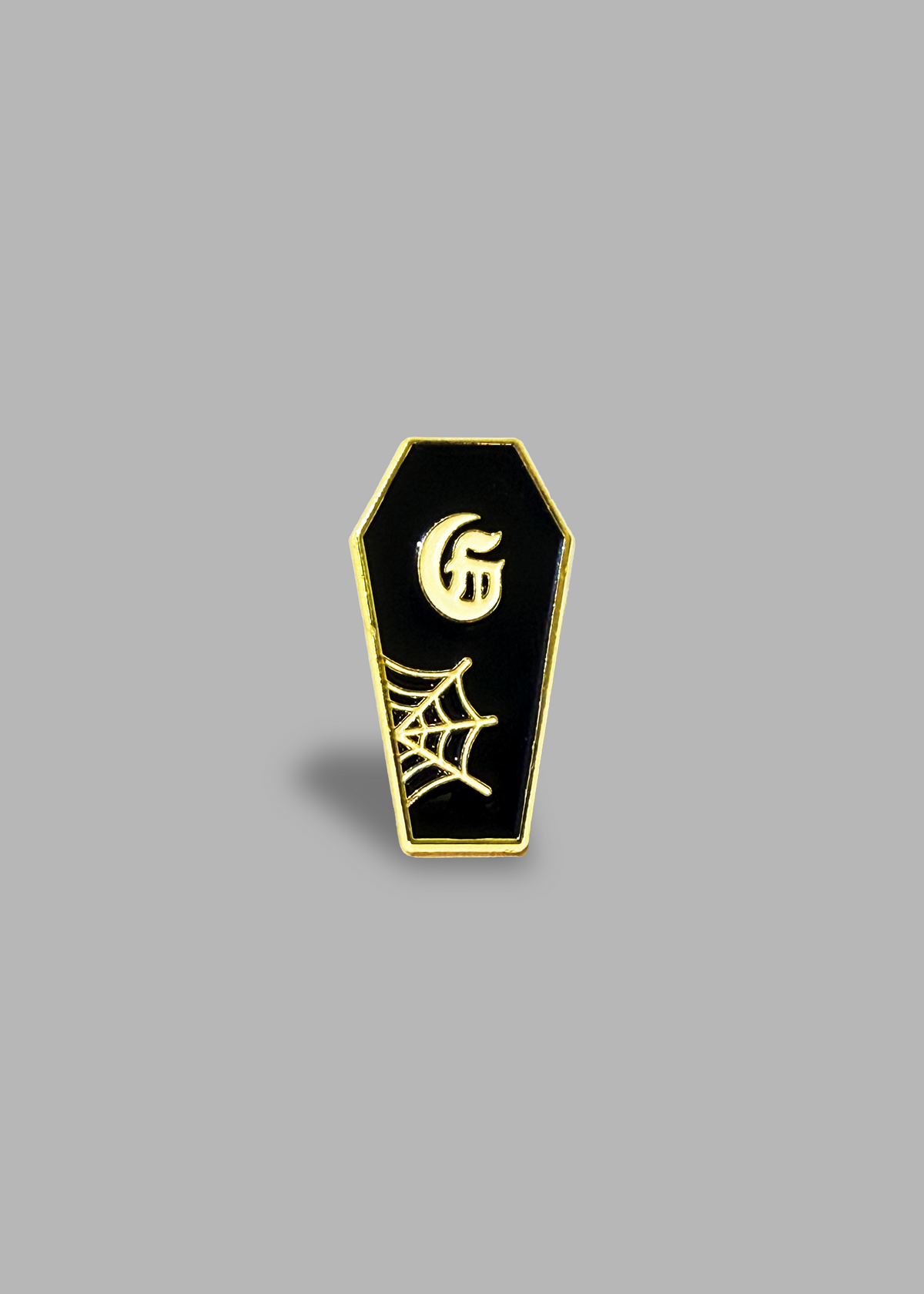 Grave Coffin Pin